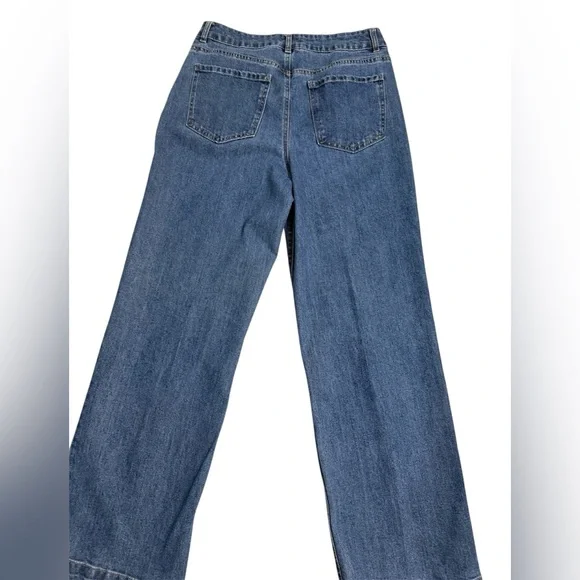 Rachel Zoe Blue Flare Wide Leg Jeans - Picture 2 of 4